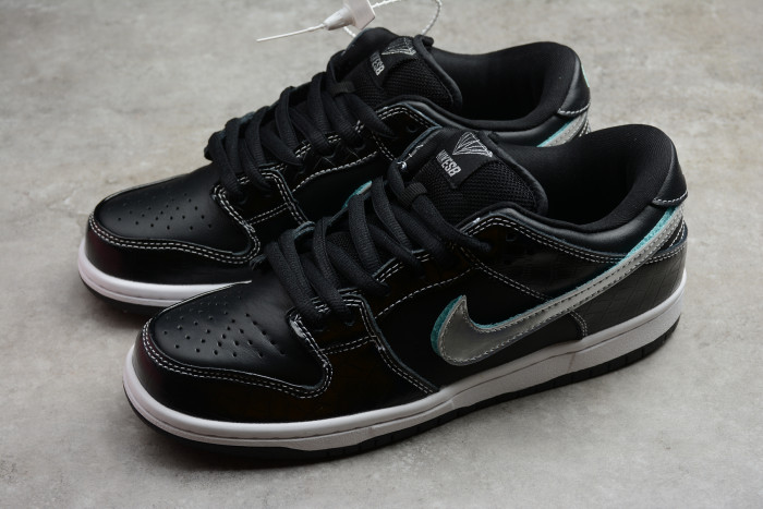 nike sb dunk low Di*m*nd supply co black Di*m*nd bv1310-001