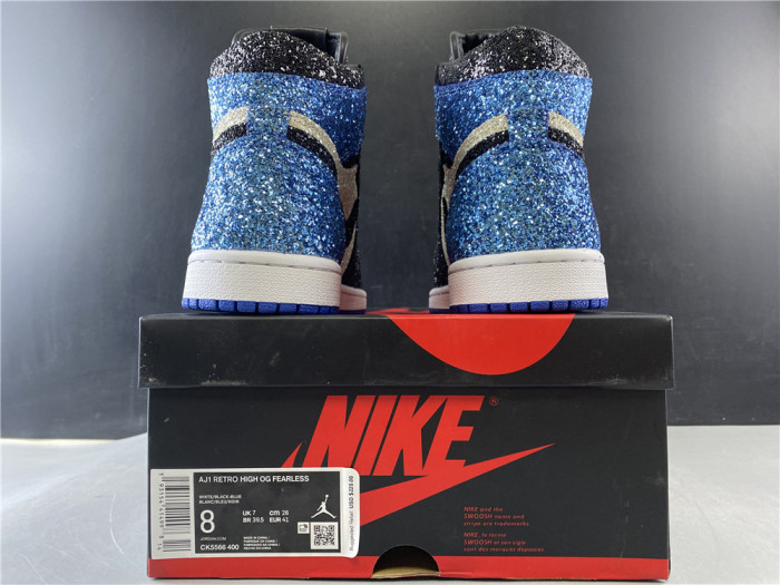 FRAGMENT DESIGN X AIR JORDAN 1 “GLITTER” CK5566-400