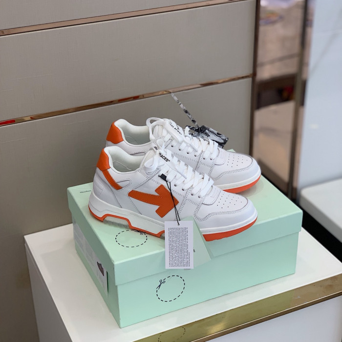 OFF WHITE™ C/O VIRGIL ABLOH OUT OF OFFICE LOW-TOP LEATHER SNEAKERS "OOO"