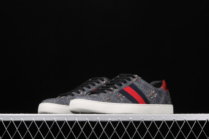 G*u*i jbg leather and sued black and tiger 429445 g0k20 1102